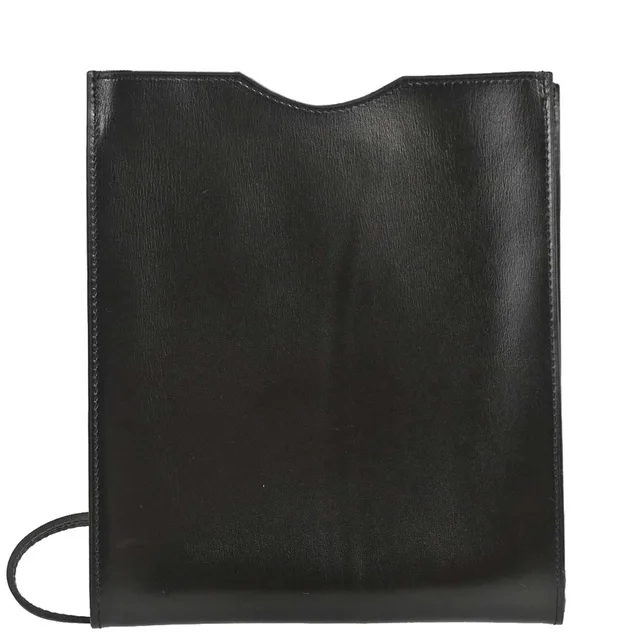 Hermès Black Box Calf Onimaitou Shoulder Bag Pochette in Black Box leather from AMORE Vintage Tokyo
