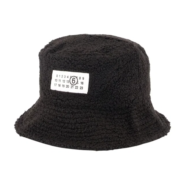 Maison Margiela S52tc0071-M13319-900 Bucket Hat — Black Synthetic in Black from HEWI