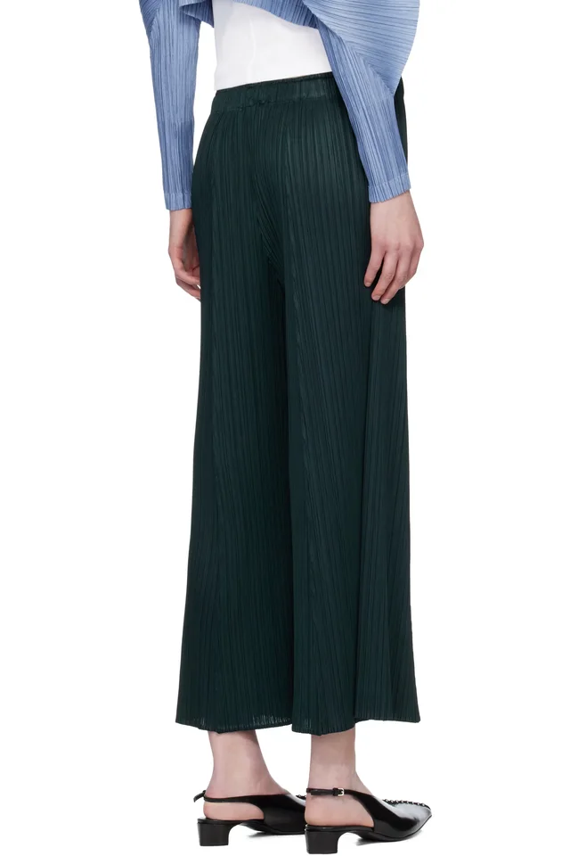 PLEATS PLEASE ISSEY MIYAKE Gray Monthly Colors November Trousers, photo 3 of 4 from SSENSE