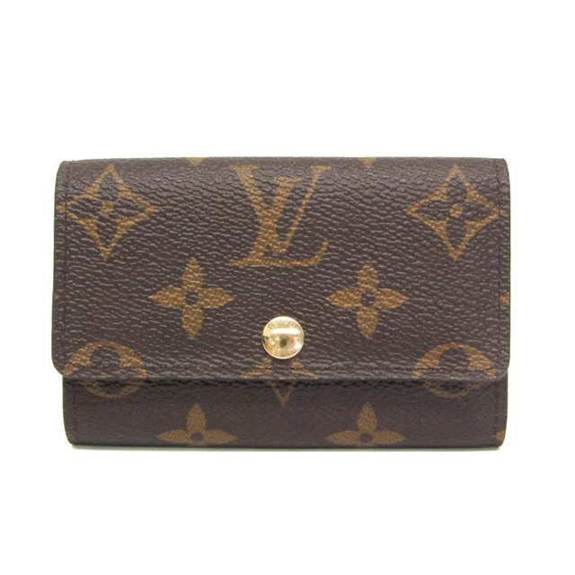 Louis Vuitton Key Case 6 M62630 Women,Men Monogram Key Case Monogram in Brown Monogram from Elady