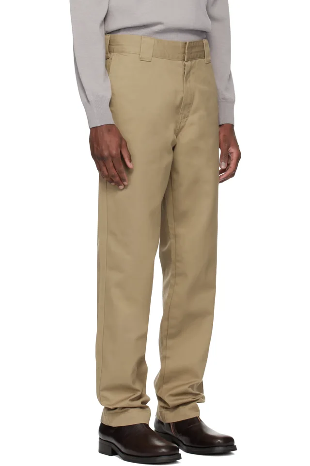 Carhartt Work In Progress Tan Master Trousers, photo 2 of 4 from SSENSE