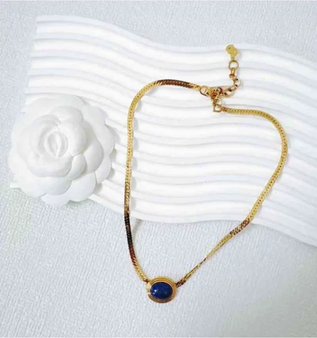 Dior Lapis Lazuli Round Necklace from Luxury Promise, photo 1 of 1