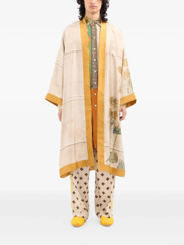 Pierre-Louis Mascia floral-print coat, photo 2 of 2 from FARFETCH