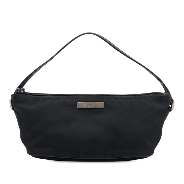 Black Gucci Nylon Boat Shoulder Bag in Black Nylon from Designer Revival, photo 1 of 1