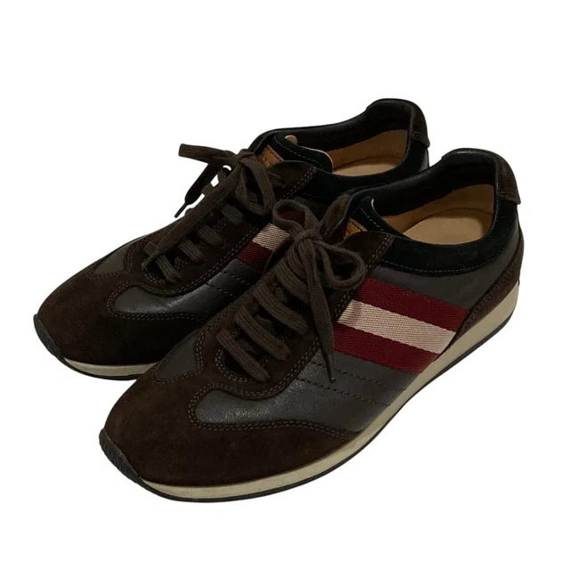 Bally Trainspotting Suede Leather Sneakers in Suede from LuxUness