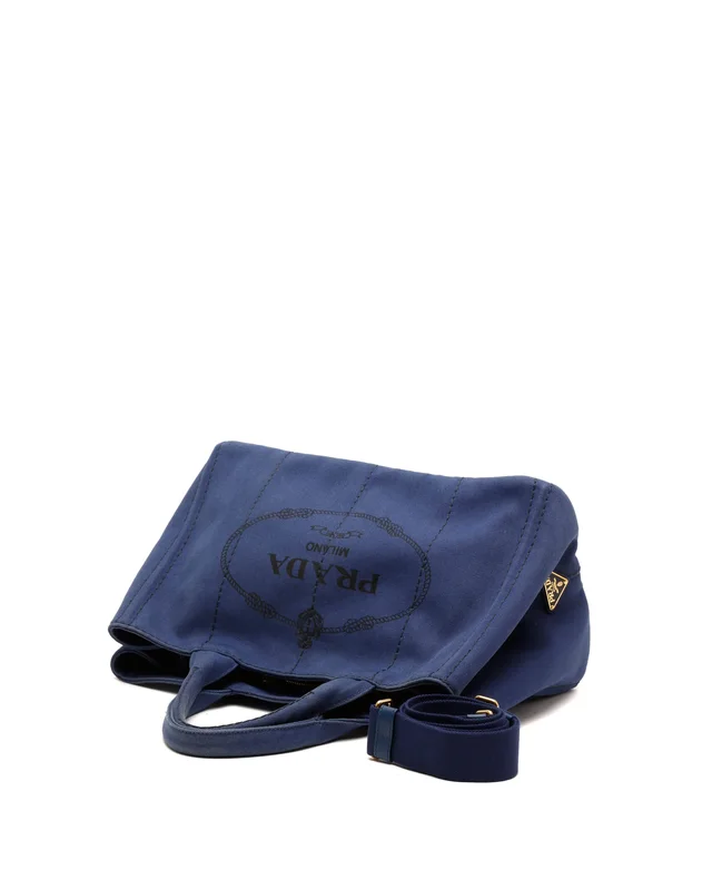 Prada Large Canapa Tote Bag in Canvas from A Retro Tale, photo 4 of 7