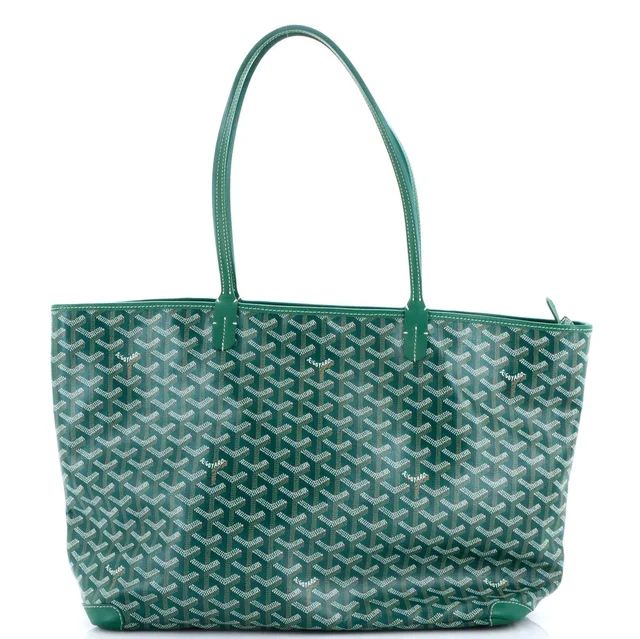 Goyard Mm Artois Tote Coated Canvas in green Coated canvas from Poshmark