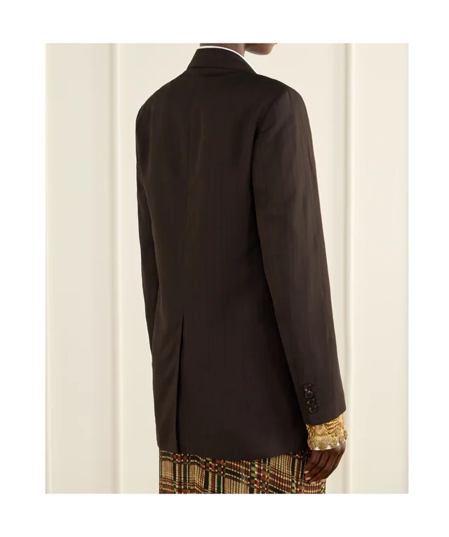 Dries Van Noten Single-Breasted Tailored Blazer, photo 4 of 5 from SENSER