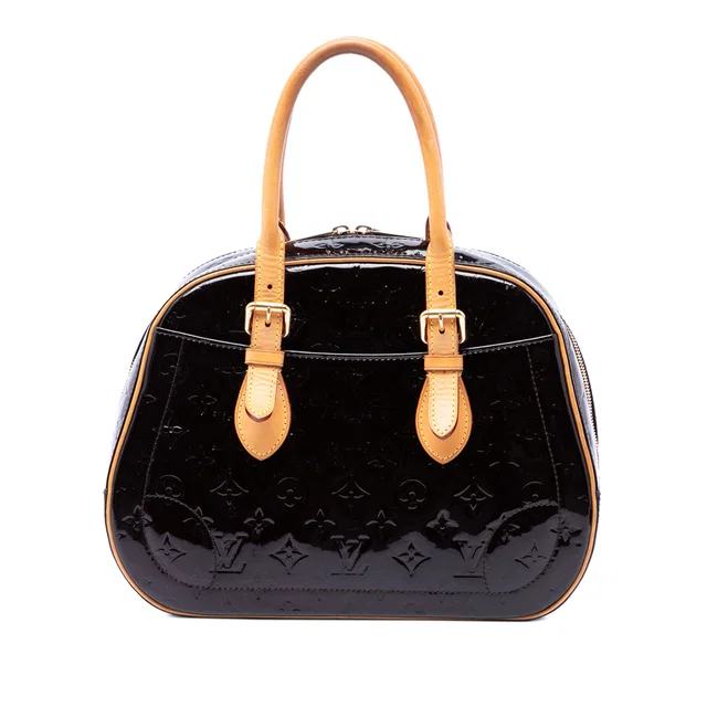 Purple Louis Vuitton Monogram Vernis Summit Drive Handbag in Purple Leather from Designer Revival