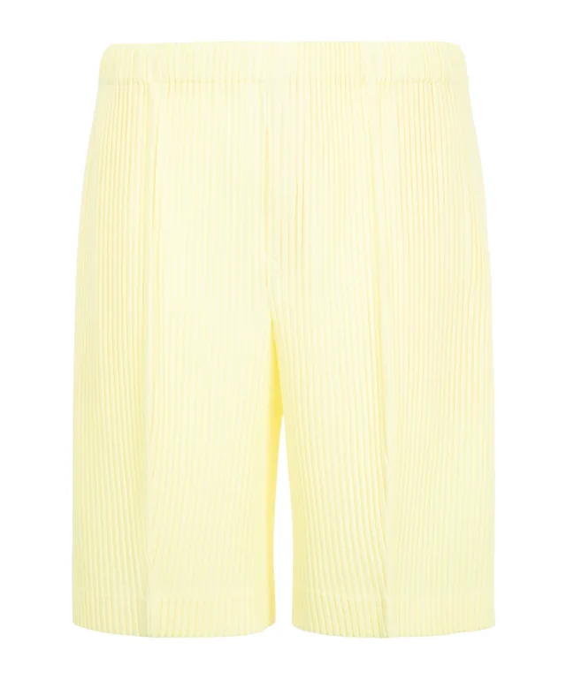 Homme Plissé Issey Miyake Monthly Colors August Pleated Shorts, photo 3 of 7 from SENSER