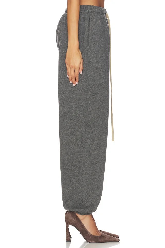 Fear of God ESSENTIALS Classic Sweatpant in Charcoal Heather, photo 3 of 6 from REVOLVE (Canada)