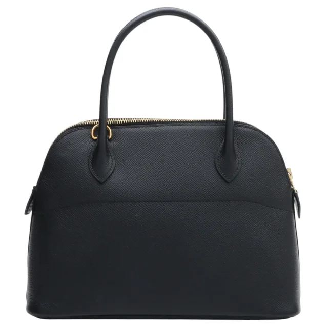 Hermès 2018 Bolide 27 Black in Black Epsom leather from VINTAGE QOO TOKYO, photo 4 of 17