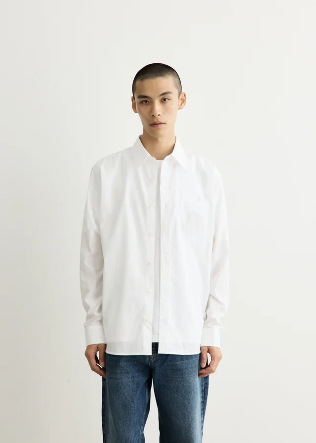 A.P.C. Owen Shirt in White from Incu, photo 1 of 1