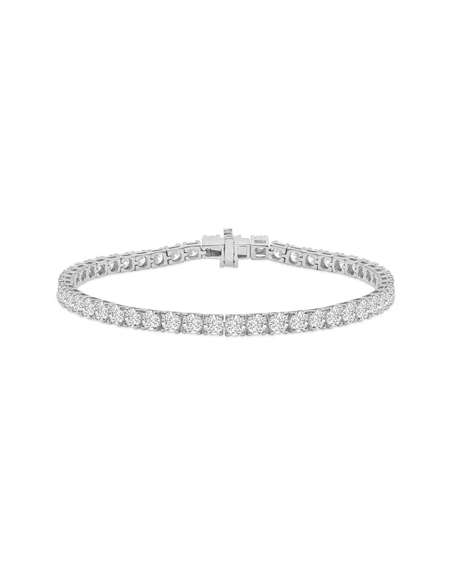 Lab Grown Diamonds 14K 4.00 ct. tw. Lab-Grown Diamond Tennis Bracelet, image 1 of 1 from Rue La La