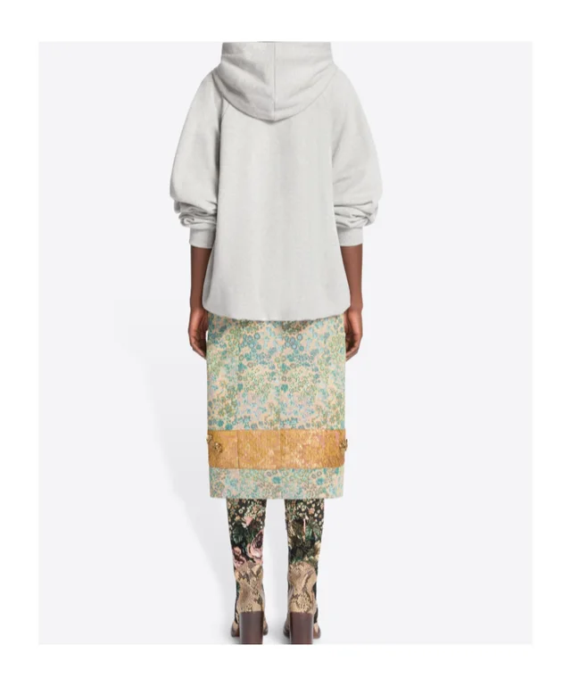 Dries Van Noten draped cotton hoodie, photo 4 of 4 from SENSER