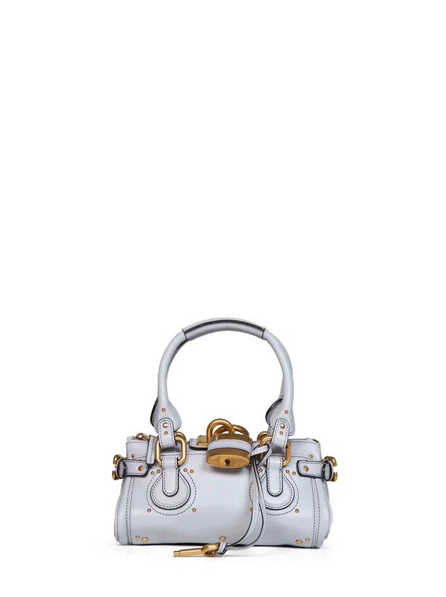 Chloé Paddington Shoulder Bag — Gray Calf Leather in Grey Calfskin from HEWI