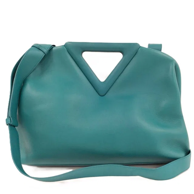 Bottega Veneta The Triangle Point in Leather from The Reluxe