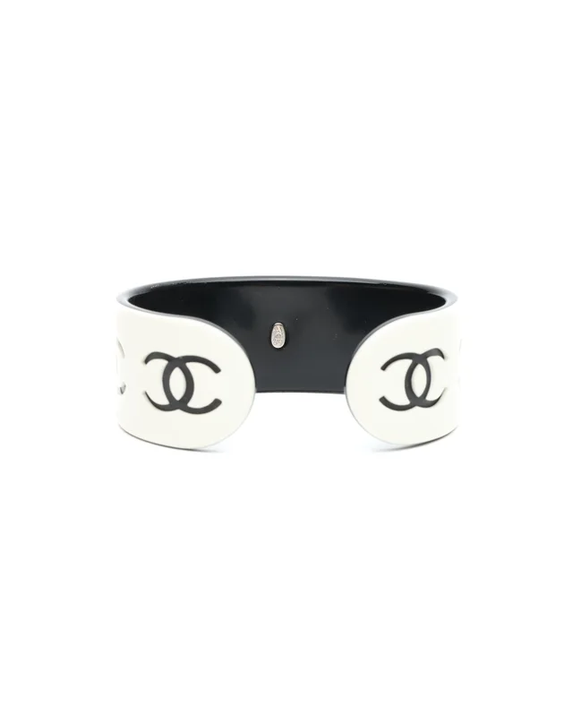 Chanel Coco Mark Cuff Bracelet in Resin from A Retro Tale, photo 3 of 6