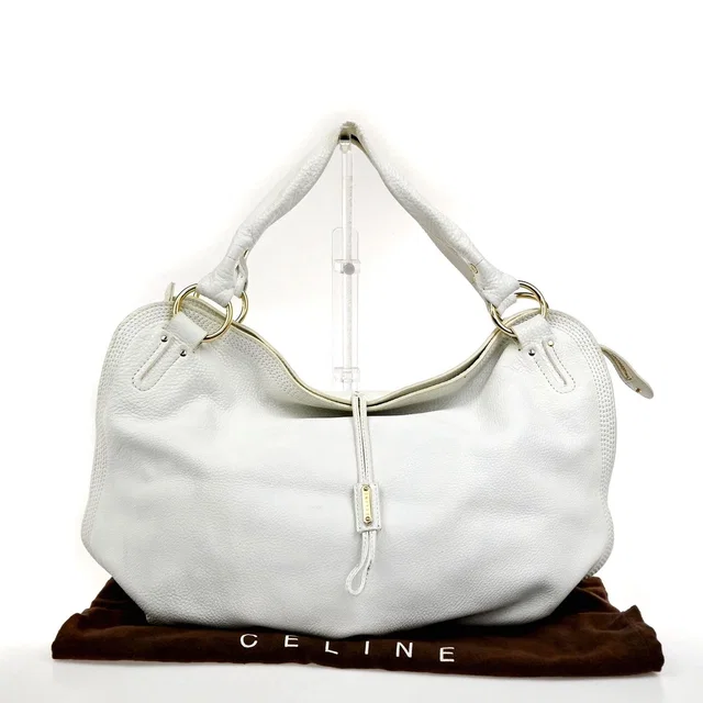 Celine Bittersweet Handbag White Leather in White Leather from The Reluxe