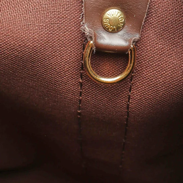 Louis Vuitton Damier Ebene Keepall 50 Weekend Bag in Brown Coated canvas from A Retro Tale, photo 11 of 14