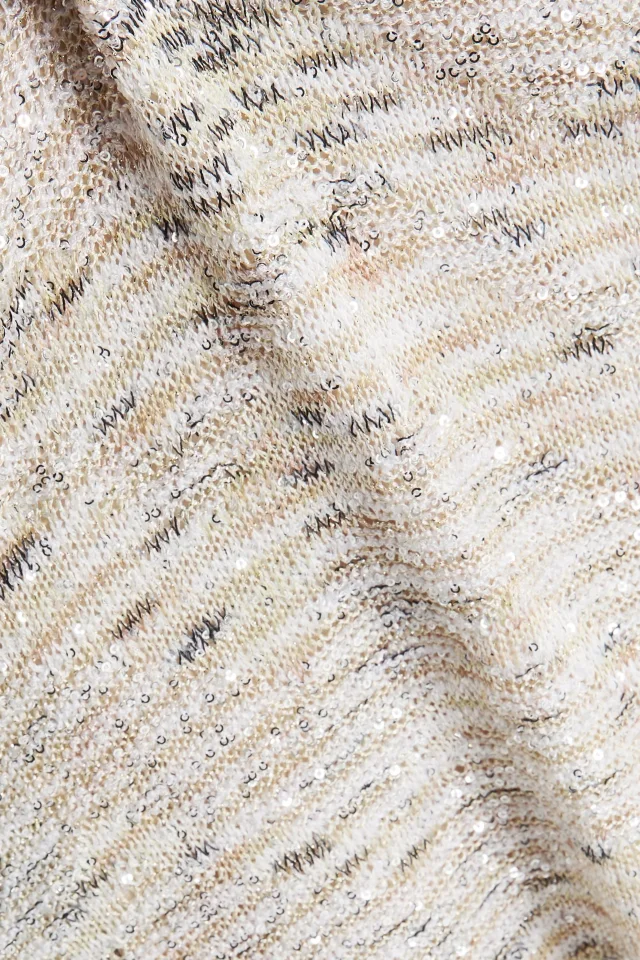 Missoni Sequin-Embellished Metallic Crochet-Knit Mini Dress, photo 4 of 4 from THE OUTNET