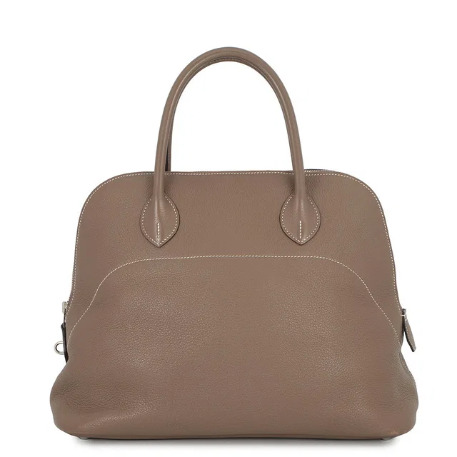 Hermès Bolide Relax Etoupe Taurillon Nobillo Size 35 in Taupe from GALLERY RARE