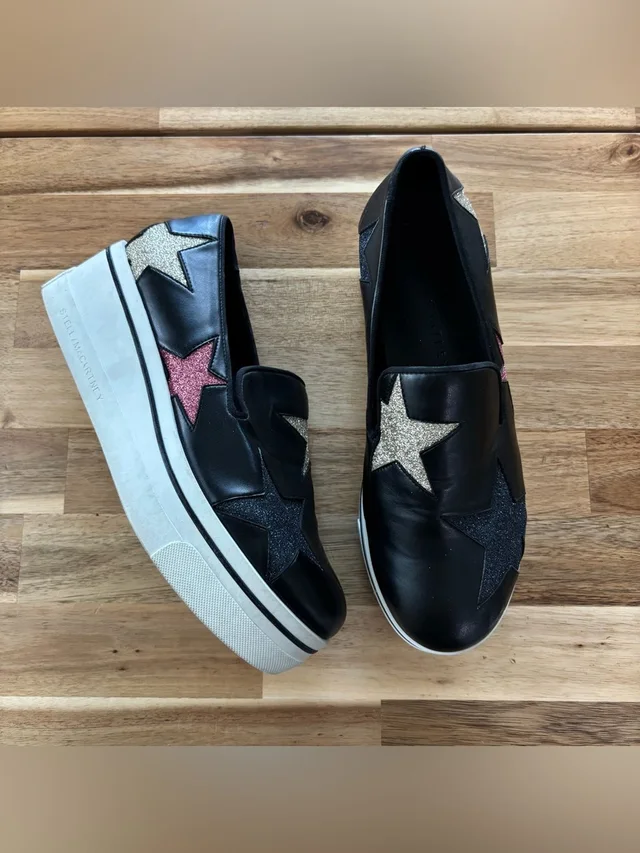 Stella McCartney Binx Platforms in silver|black|gray from Poshmark