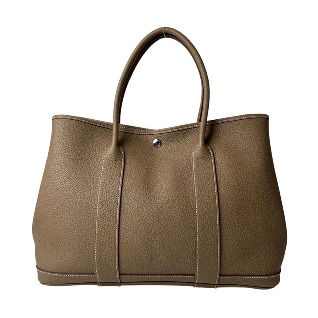 Hermès Garden Party PM Etoupe Negonda Tote Bag in Taupe from The Reluxe