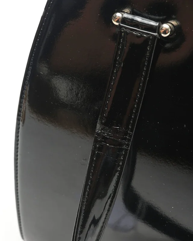 Patent YSL Clasp Top Handle Bag in Patent leather from A Retro Tale, photo 13 of 14