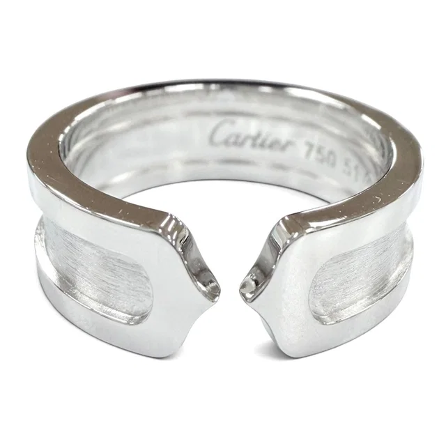 Cartier C2 Ring 750 White Gold in White from The Reluxe