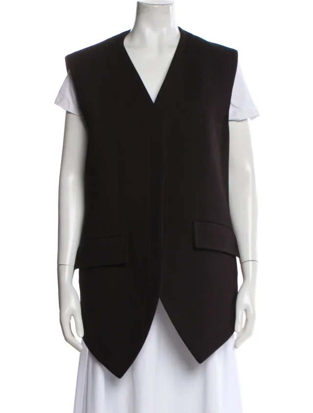Bottega Veneta vests in brown|red from The RealReal
