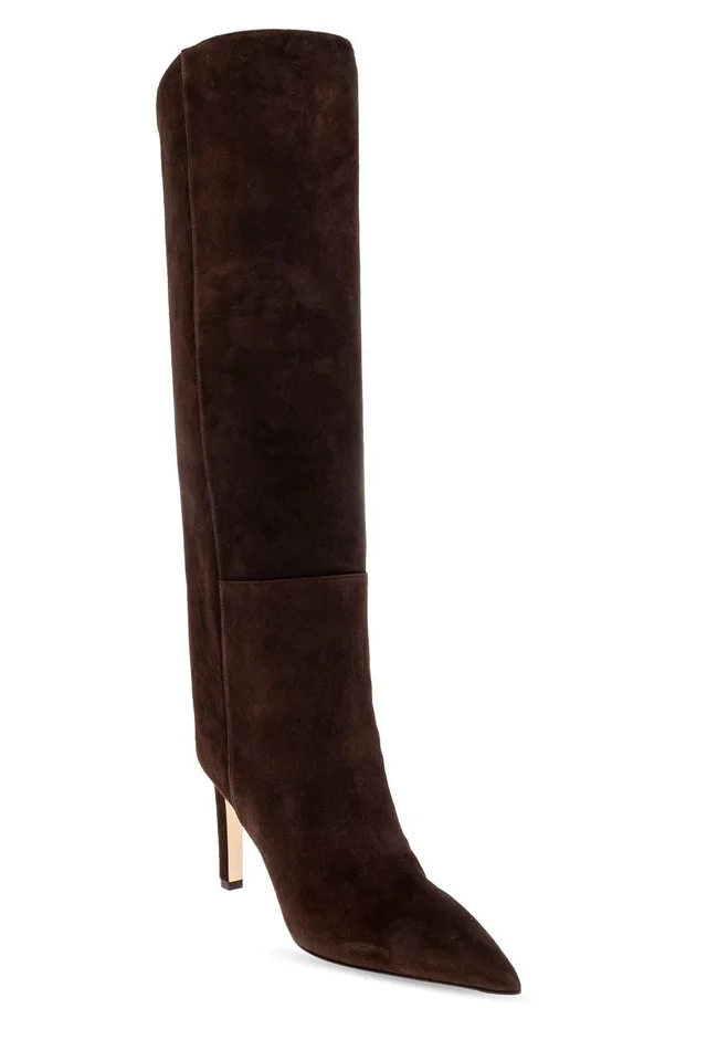 Jimmy Choo Alizze 85 Pointed-Toe Boots, photo 2 of 6 from SENSER