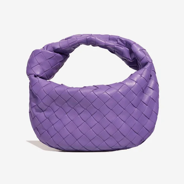 Bottega Veneta Jodie Mini Lamb Purple in Violet Lambskin from SACLÀB, photo 3 of 9