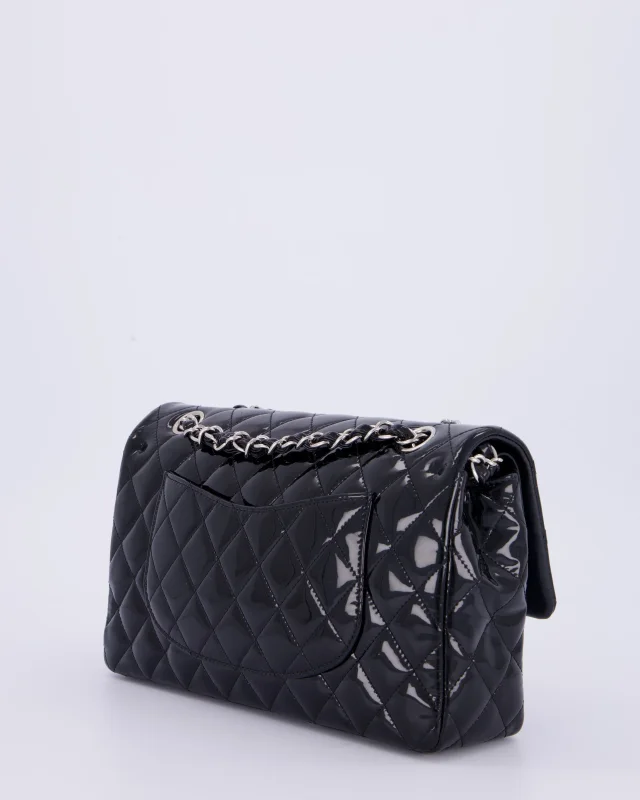 Chanel Medium Double Flap Bag in Black Patent leather from Sellier, photo 5 of 18