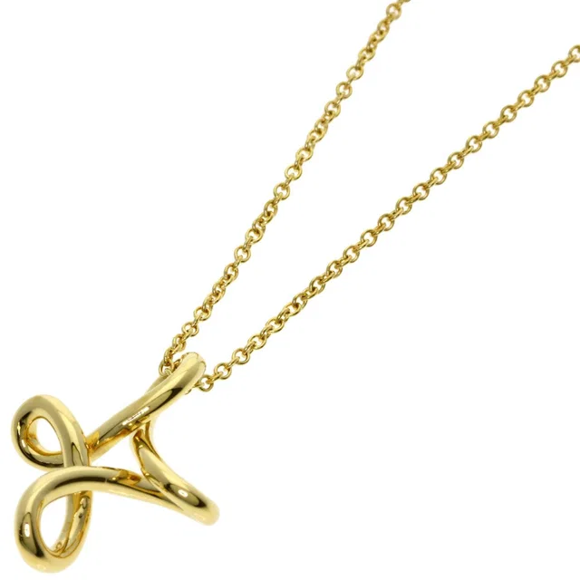 Tiffany & Co. Infinity Cross Necklace 18K Yellow Gold in Yellow from The Reluxe