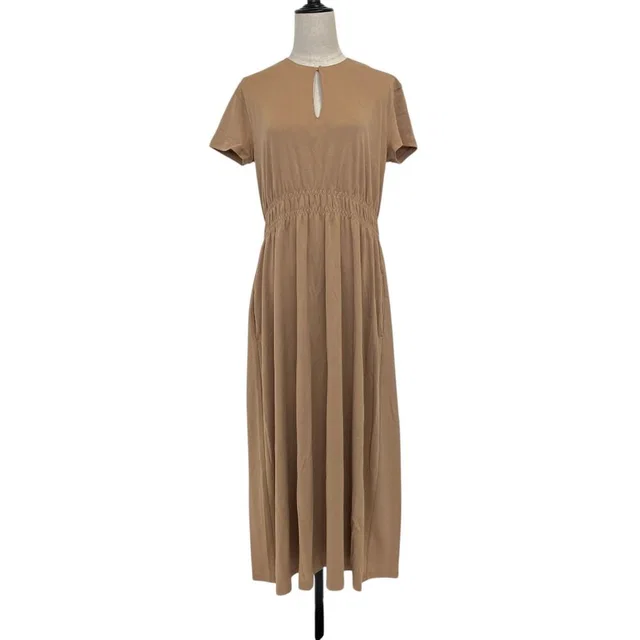 Max Mara MM by Cannon Modal Blend Dress L Beige in Beige from The Reluxe