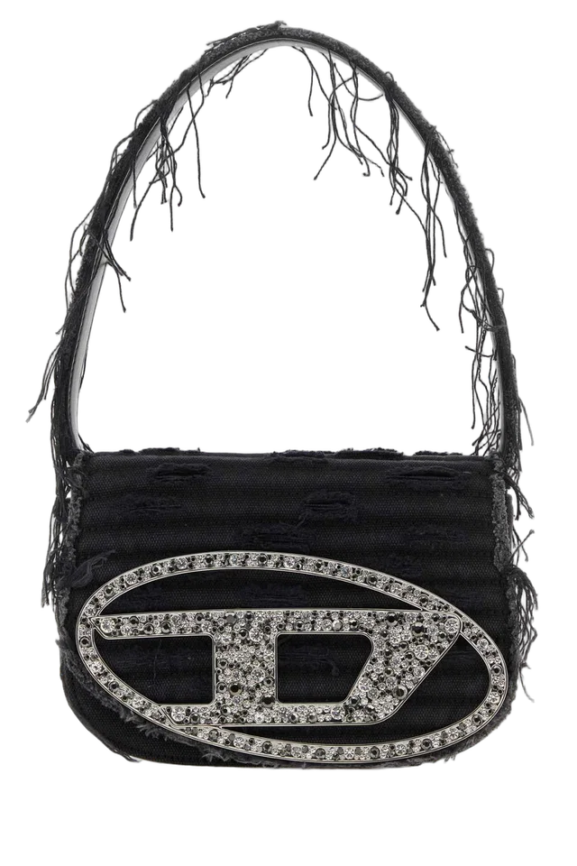 Diesel 1dr Shoulder Bag — Black in Black Denim from HEWI