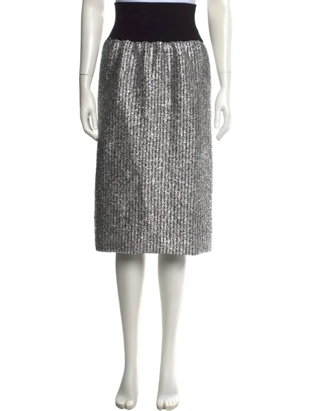 Moncler Wool Midi Length Skirt in multicolor Wool from The RealReal