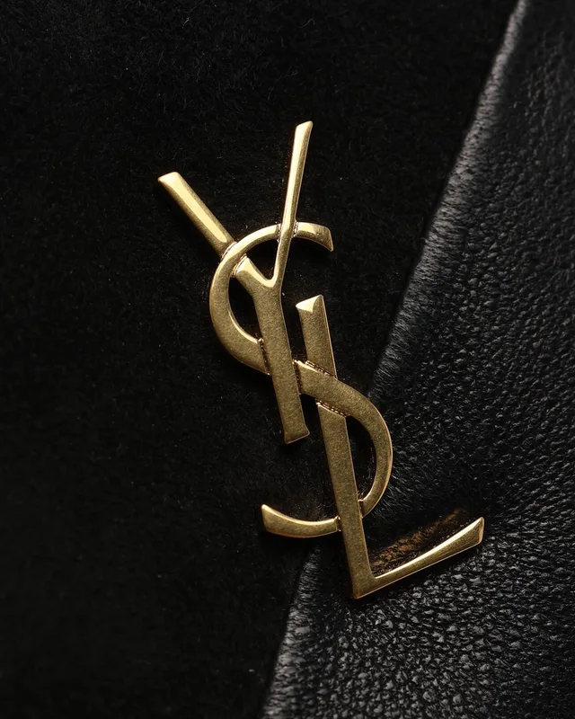 Saint Laurent Jamie Cube Bag Charm in Suede from A Retro Tale, photo 5 of 6