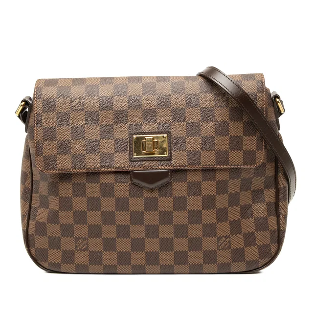 Brown Louis Vuitton Damiere Ebene Besace Rosebery Crossbody Bag in Brown Canvas from Designer Revival