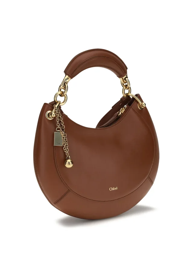 Chloé Marcie Shoulder Bag — Brown Calf Leather Bos Taurus in Brown Calfskin from HEWI, photo 2 of 2