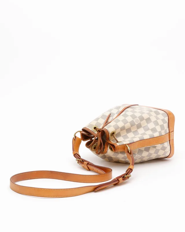 Louis Vuitton Damier Azur Noé BB Bag in Canvas from A Retro Tale, photo 5 of 10