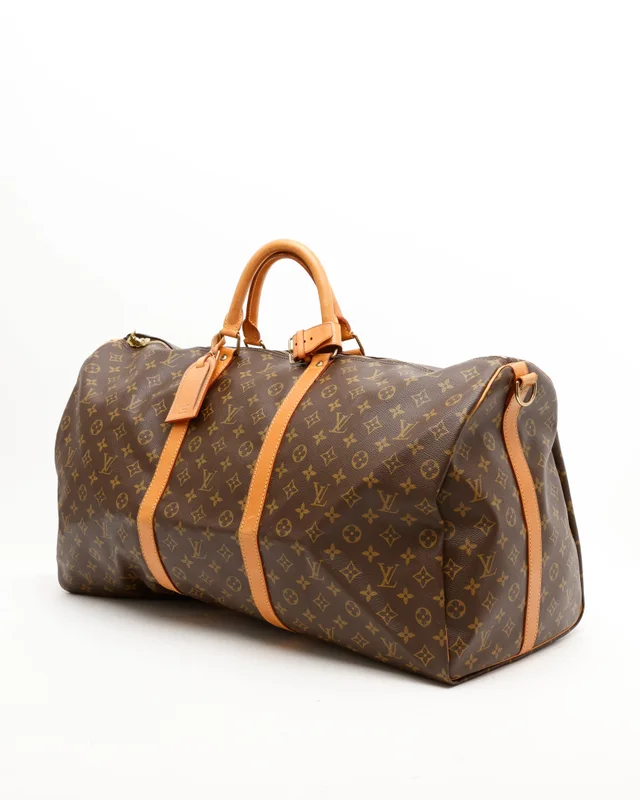 Louis Vuitton Monogram Keepall Bandoulière 60 Weekend Bag in Coated canvas from A Retro Tale, photo 2 of 11