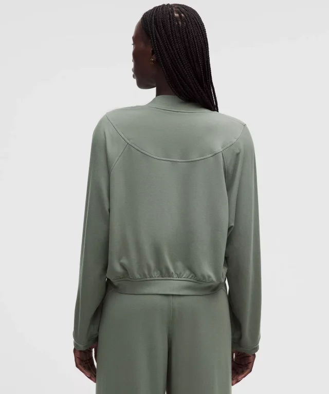 lululemon BeCalm Shrug in Willow Leaf, photo 3 of 5 from lululemon
