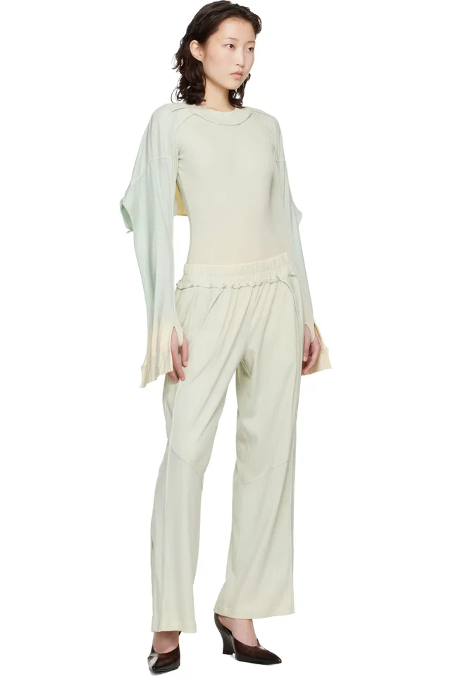 KNWLS Green Bellona Lounge Pants, photo 4 of 4 from SSENSE