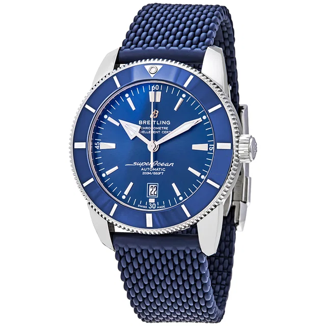 Breitling Superocean Heritage Ii Automatic Blue Dial Mens Watch AB2020161C1S1 in blue|silver|gray Ceramic from Jomashop.com