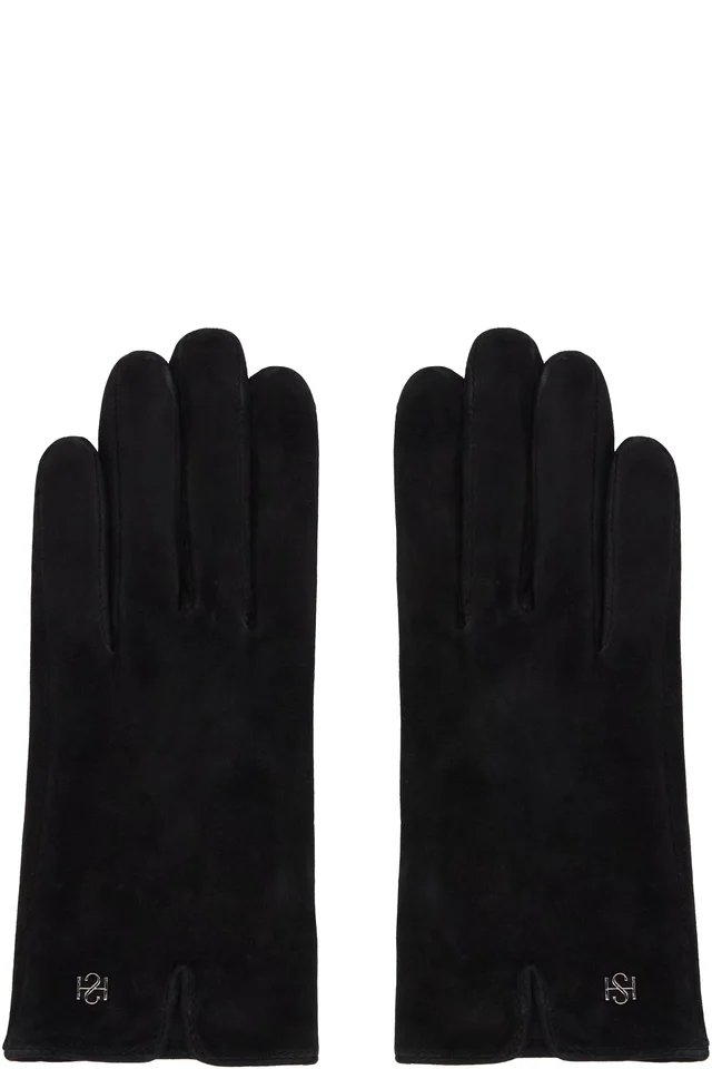 Handsome Stockholm Black Essentials Suede Gloves from SSENSE, photo 1 of 1