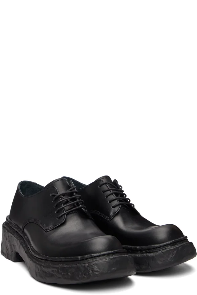 CAMPERLAB Black Vamanos Derbys, photo 4 of 5 from SSENSE