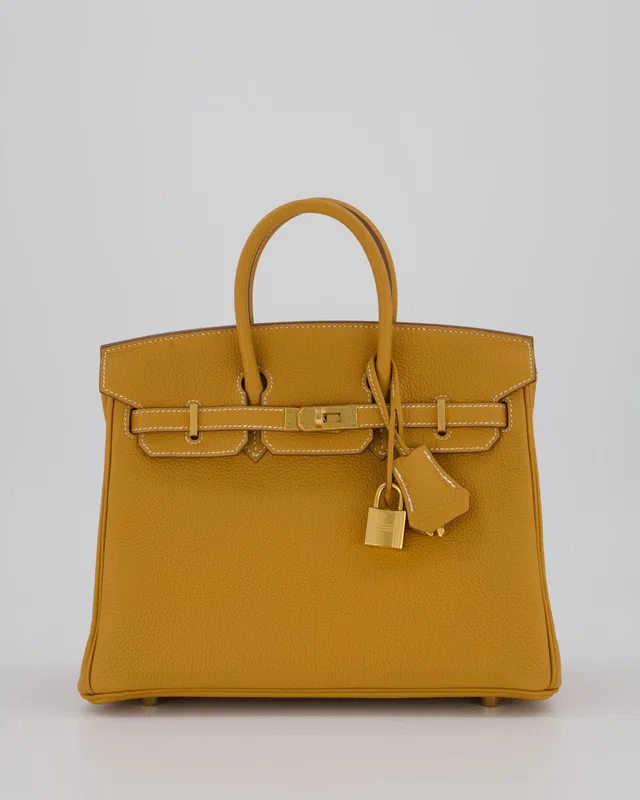 Hermès Birkin 25 Bag in Beige Togo leather from Sellier