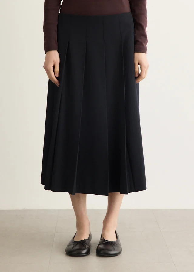 Incu Collection Acadamie Pleated Midi skirt in Blue from Incu, photo 1 of 1